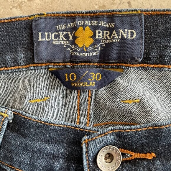 Lucky Brand Charlie Skinny Jeans, Size 10/30 - Picture 3 of 5